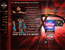 Tablet Screenshot of dancexplosiontalent.com